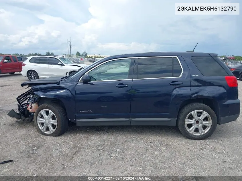 2017 GMC Terrain Sle-1 VIN: 2GKALMEK5H6132790 Lot: 40314227