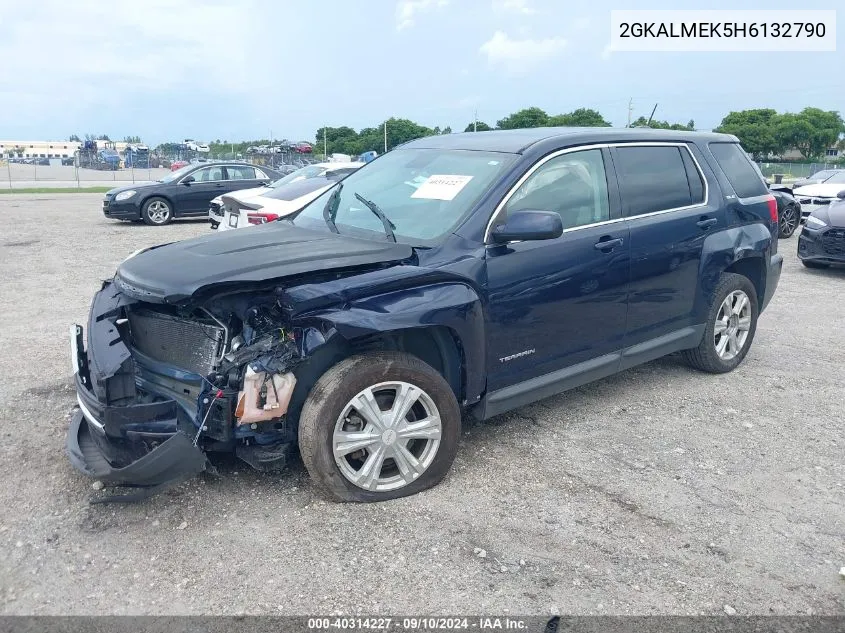 2017 GMC Terrain Sle-1 VIN: 2GKALMEK5H6132790 Lot: 40314227