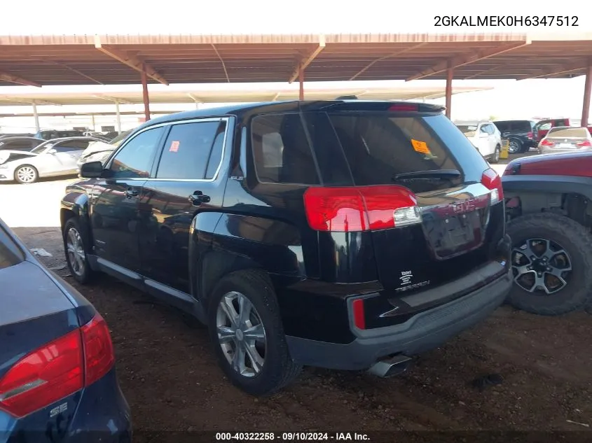 2GKALMEK0H6347512 2017 GMC Terrain Sle-1