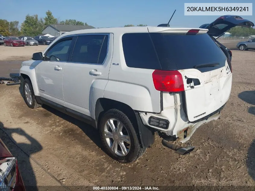 2017 GMC Terrain Sle-1 VIN: 2GKALMEK5H6349241 Lot: 40330804