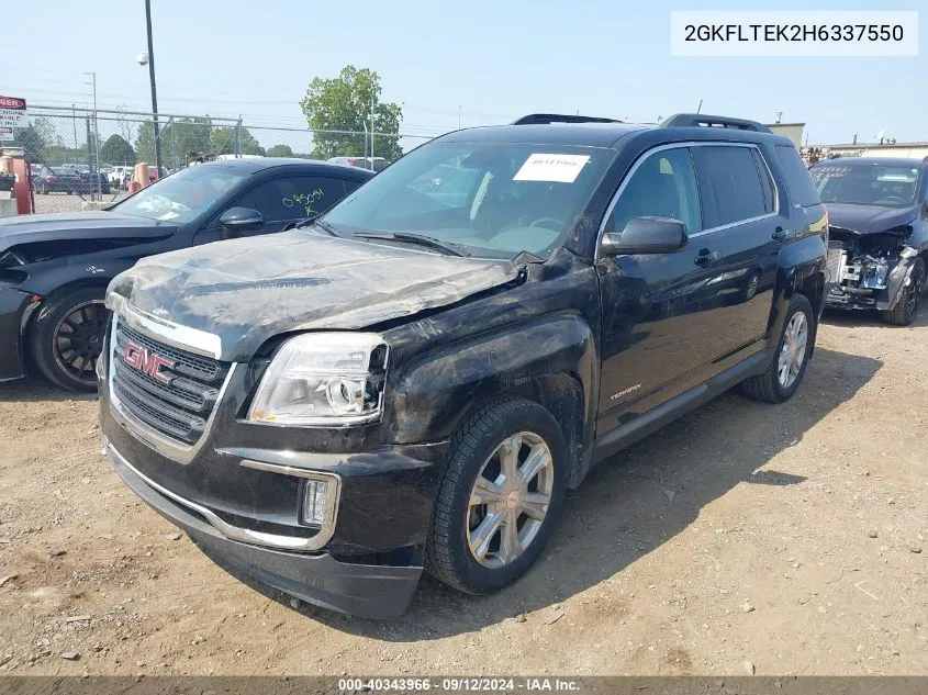 2017 GMC Terrain Sle-2 VIN: 2GKFLTEK2H6337550 Lot: 40343966