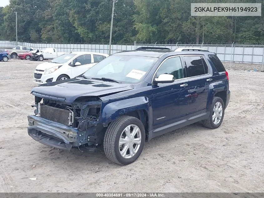 2GKALPEK9H6194923 2017 GMC Terrain Slt