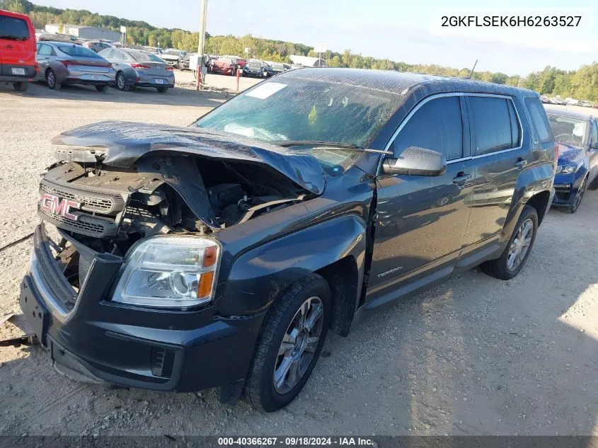 2017 GMC Terrain Sle VIN: 2GKFLSEK6H6263527 Lot: 40366267