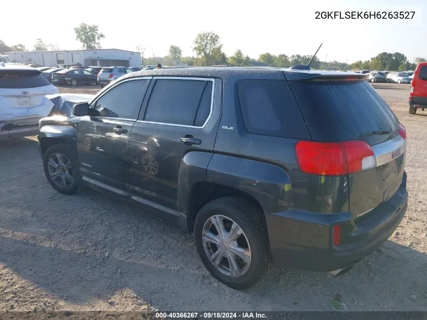 2017 GMC Terrain Sle VIN: 2GKFLSEK6H6263527 Lot: 40366267