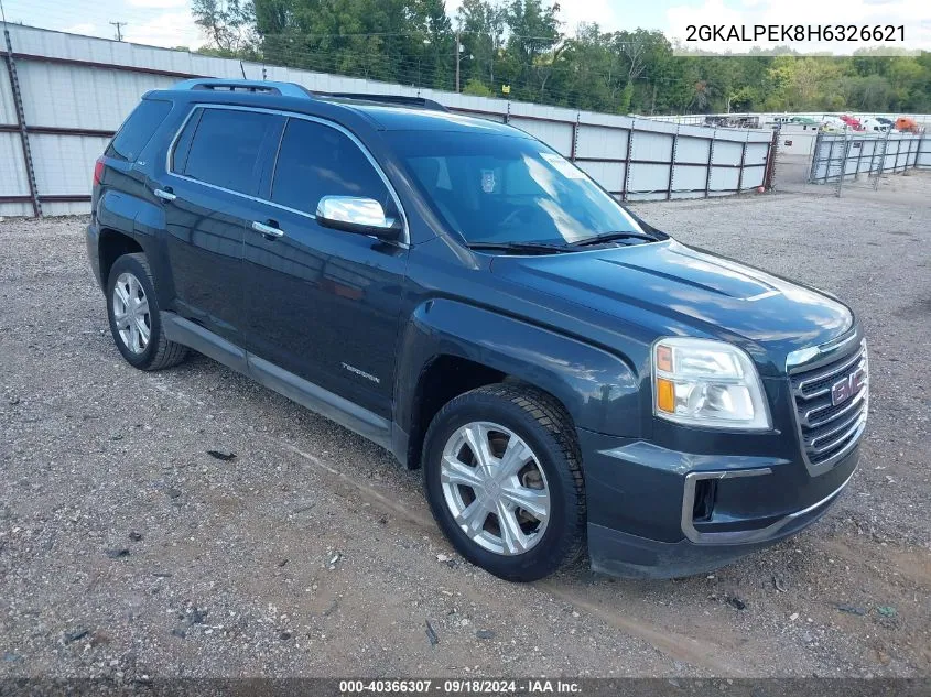 2017 GMC Terrain Slt VIN: 2GKALPEK8H6326621 Lot: 40366307