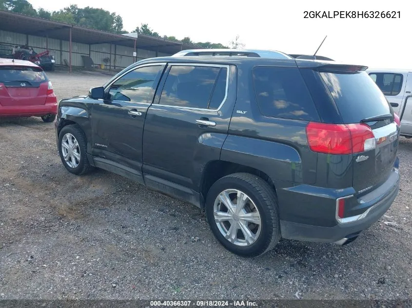 2017 GMC Terrain Slt VIN: 2GKALPEK8H6326621 Lot: 40366307