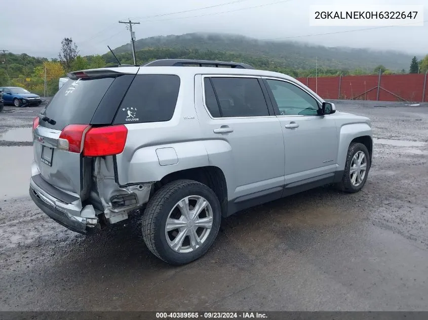 2GKALNEK0H6322647 2017 GMC Terrain Sle-2