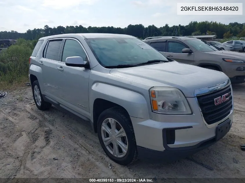 2017 GMC Terrain Sle-1 VIN: 2GKFLSEK8H6348420 Lot: 40395153