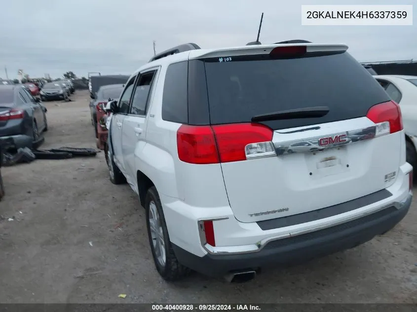 2GKALNEK4H6337359 2017 GMC Terrain Sle