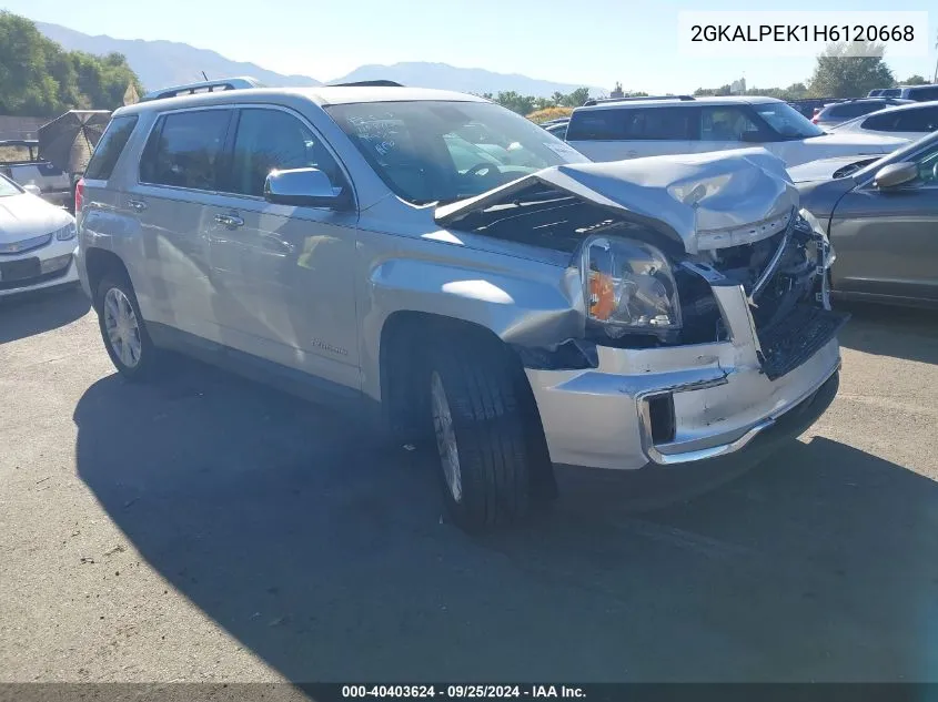 2GKALPEK1H6120668 2017 GMC Terrain Slt