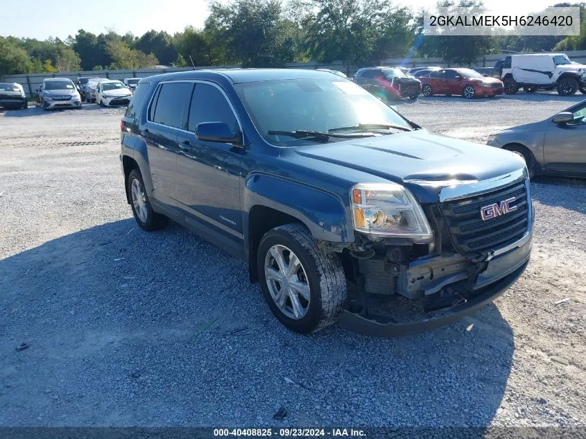 2GKALMEK5H6246420 2017 GMC Terrain Sle