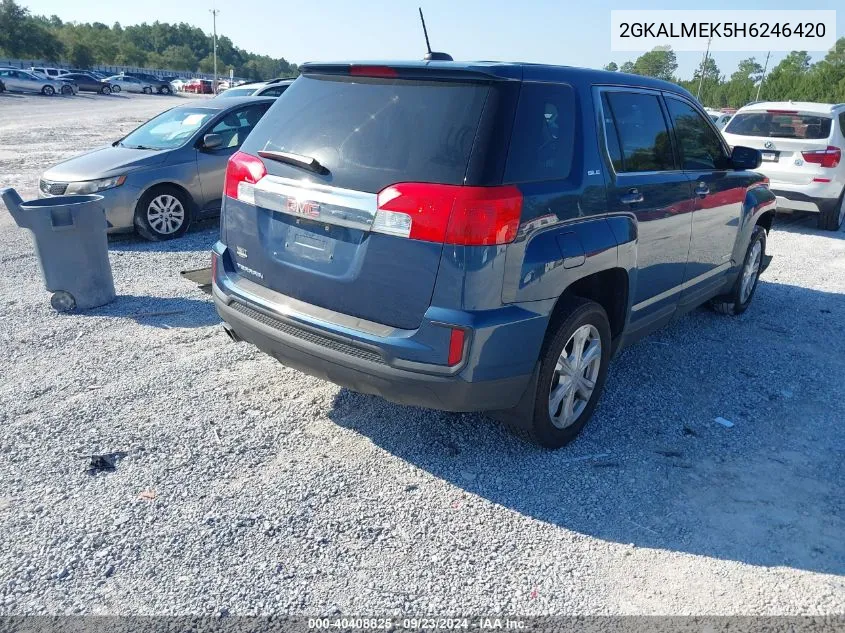 2GKALMEK5H6246420 2017 GMC Terrain Sle