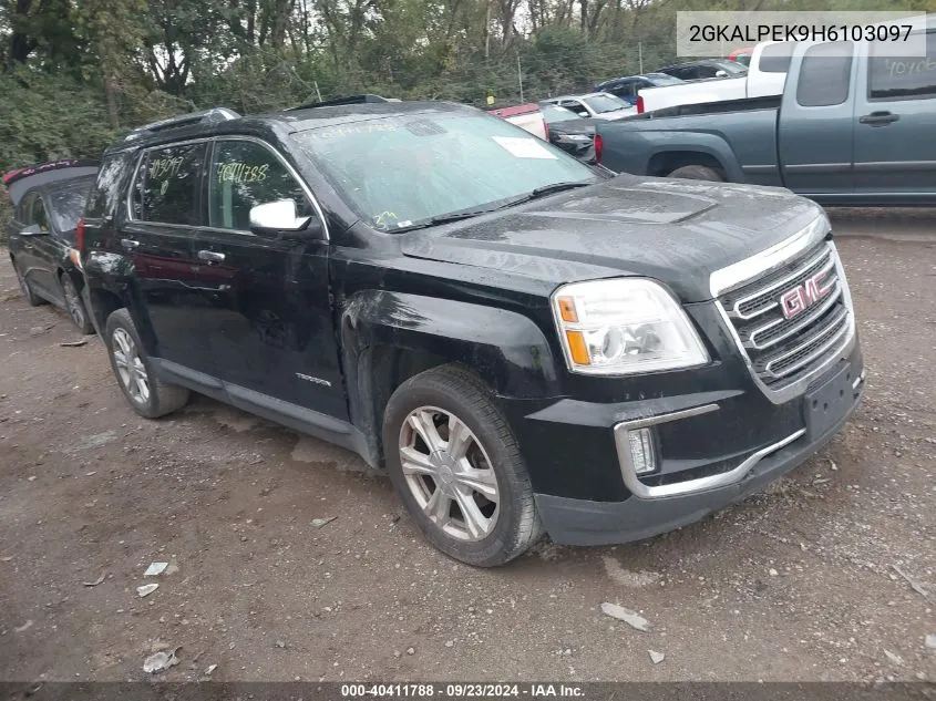 2017 GMC Terrain Slt VIN: 2GKALPEK9H6103097 Lot: 40411788