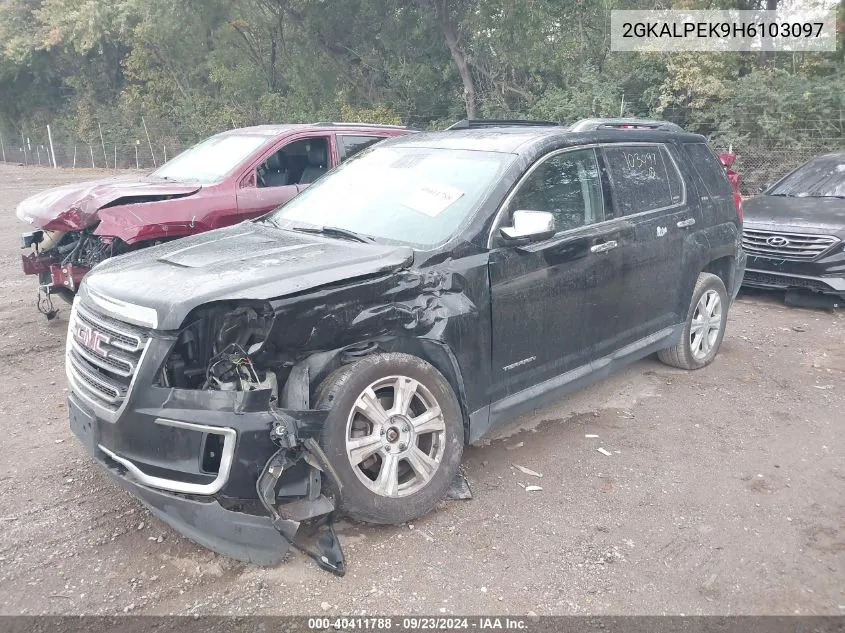 2GKALPEK9H6103097 2017 GMC Terrain Slt