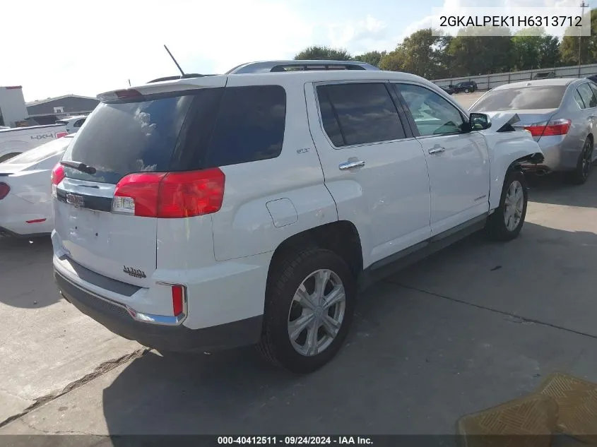 2017 GMC Terrain Slt VIN: 2GKALPEK1H6313712 Lot: 40412511