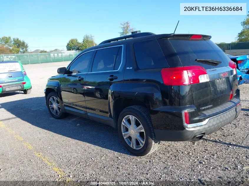 2017 GMC Terrain Sle-2 VIN: 2GKFLTE36H6336684 Lot: 40449705