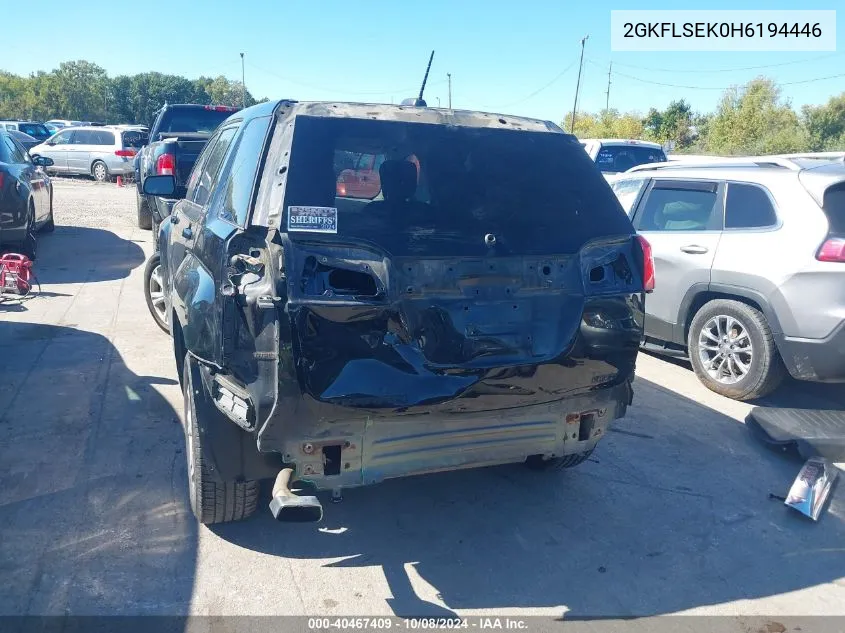 2017 GMC Terrain Sle-1 VIN: 2GKFLSEK0H6194446 Lot: 40467409