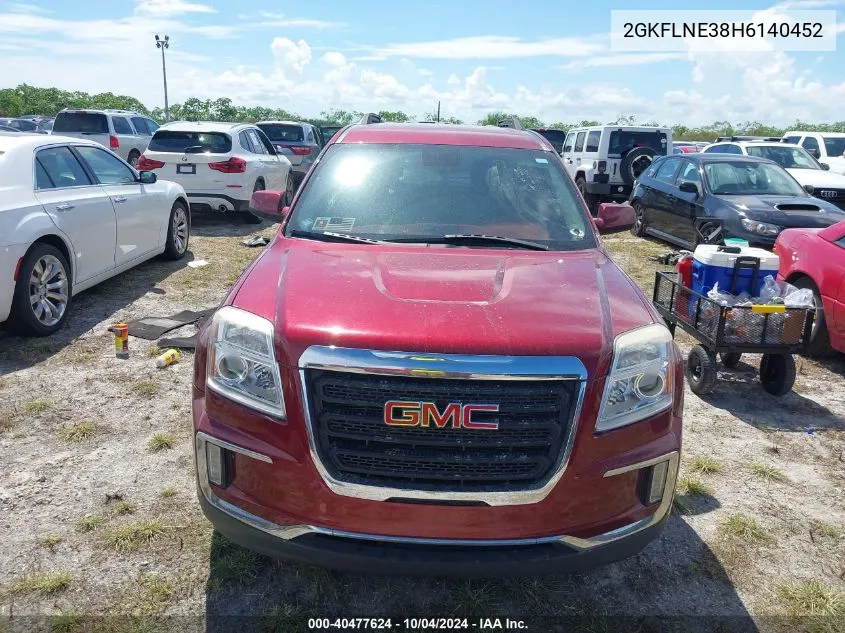 2017 GMC Terrain Sle-2 VIN: 2GKFLNE38H6140452 Lot: 40477624