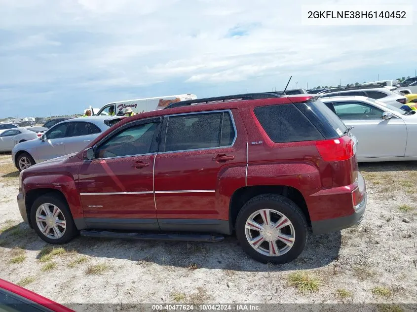 2017 GMC Terrain Sle-2 VIN: 2GKFLNE38H6140452 Lot: 40477624