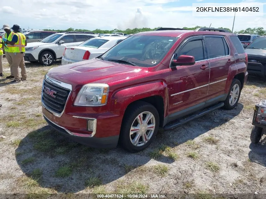 2017 GMC Terrain Sle-2 VIN: 2GKFLNE38H6140452 Lot: 40477624