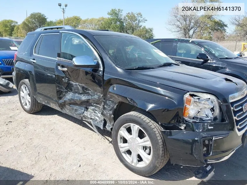 2017 GMC Terrain Slt VIN: 2GKALPEK4H6141370 Lot: 40489998