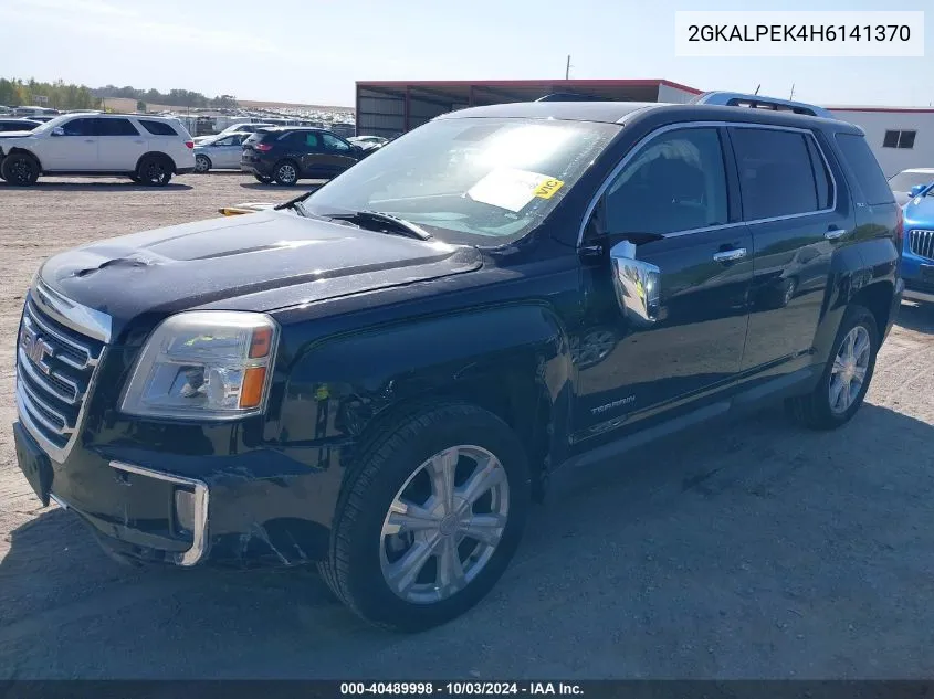 2017 GMC Terrain Slt VIN: 2GKALPEK4H6141370 Lot: 40489998