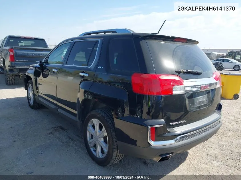 2017 GMC Terrain Slt VIN: 2GKALPEK4H6141370 Lot: 40489998