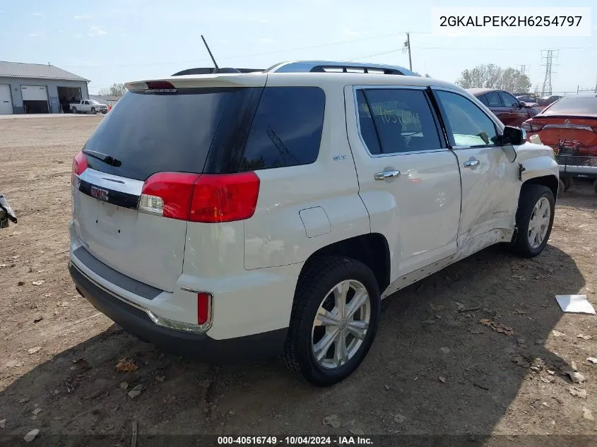 2017 GMC Terrain Slt VIN: 2GKALPEK2H6254797 Lot: 40516749