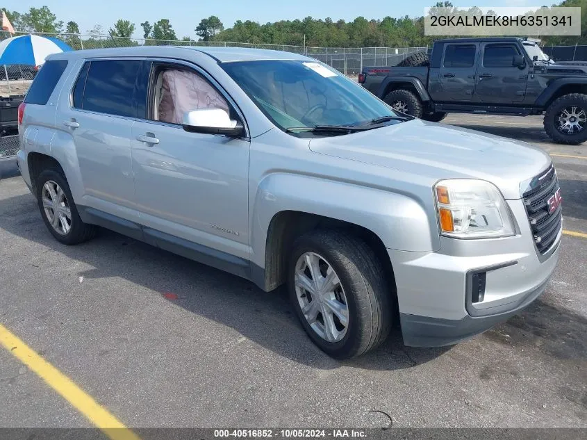 2017 GMC Terrain Sle VIN: 2GKALMEK8H6351341 Lot: 40516852