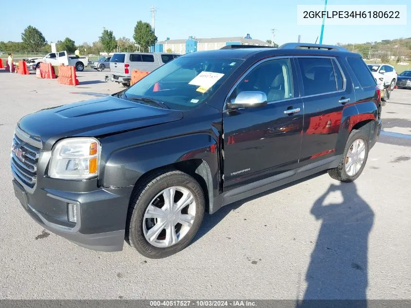 2017 GMC Terrain Slt VIN: 2GKFLPE34H6180622 Lot: 40517527