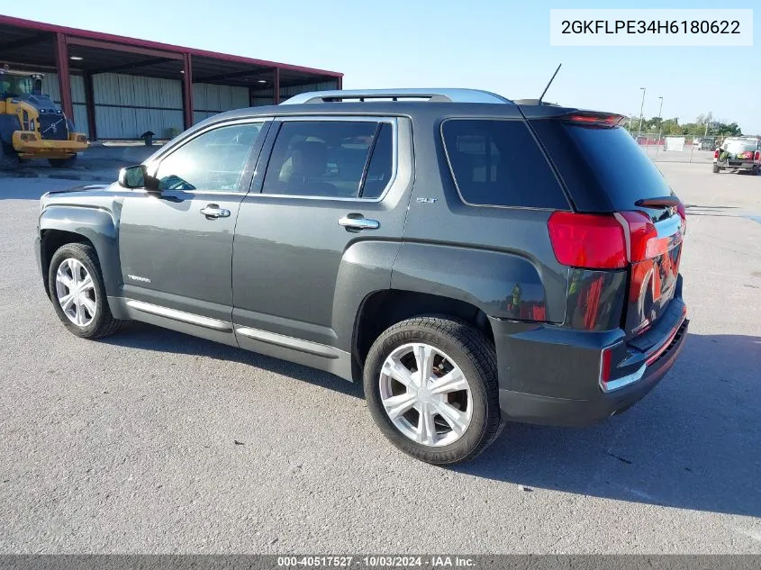 2017 GMC Terrain Slt VIN: 2GKFLPE34H6180622 Lot: 40517527