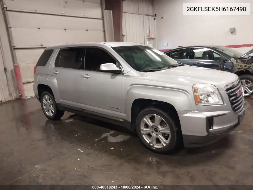 2017 GMC Terrain Sle-1 VIN: 2GKFLSEK5H6167498 Lot: 40519243