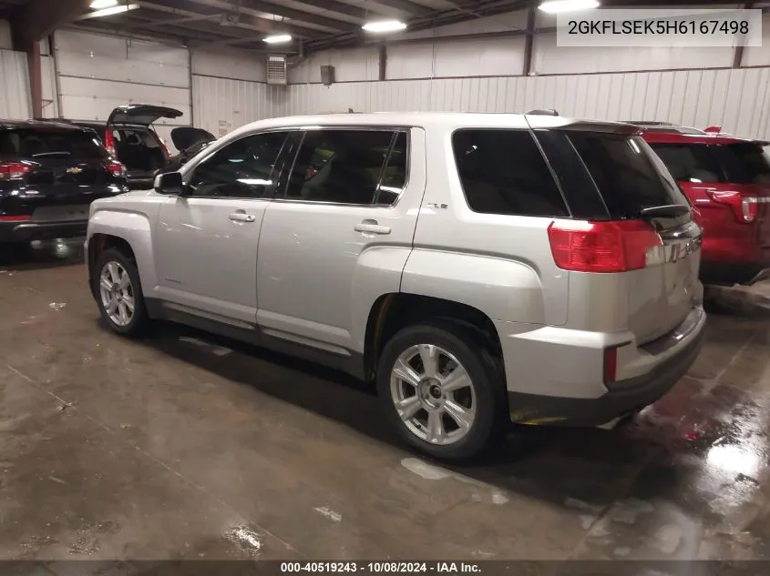 2017 GMC Terrain Sle-1 VIN: 2GKFLSEK5H6167498 Lot: 40519243