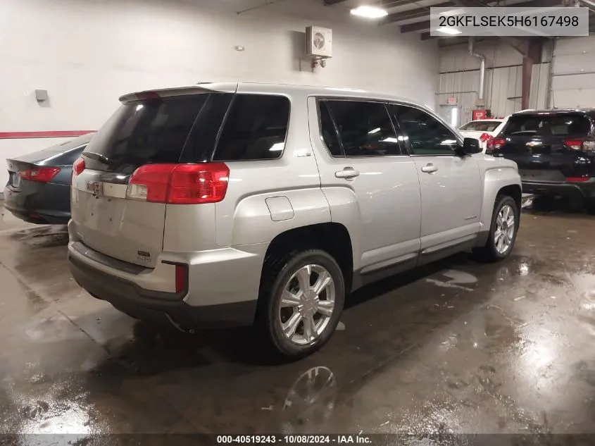 2017 GMC Terrain Sle-1 VIN: 2GKFLSEK5H6167498 Lot: 40519243