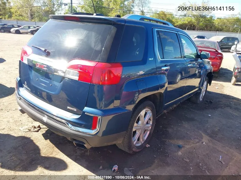 2017 GMC Terrain Slt VIN: 2GKFLUE36H6141156 Lot: 40537890