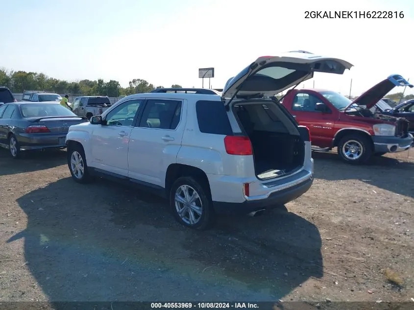 2017 GMC Terrain Sle-2 VIN: 2GKALNEK1H6222816 Lot: 40553969