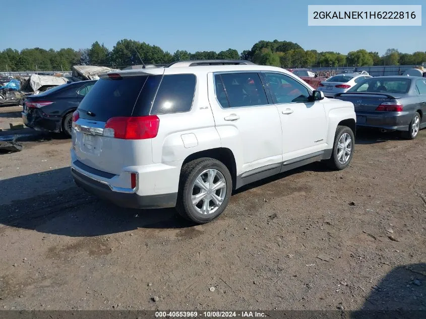 2017 GMC Terrain Sle-2 VIN: 2GKALNEK1H6222816 Lot: 40553969