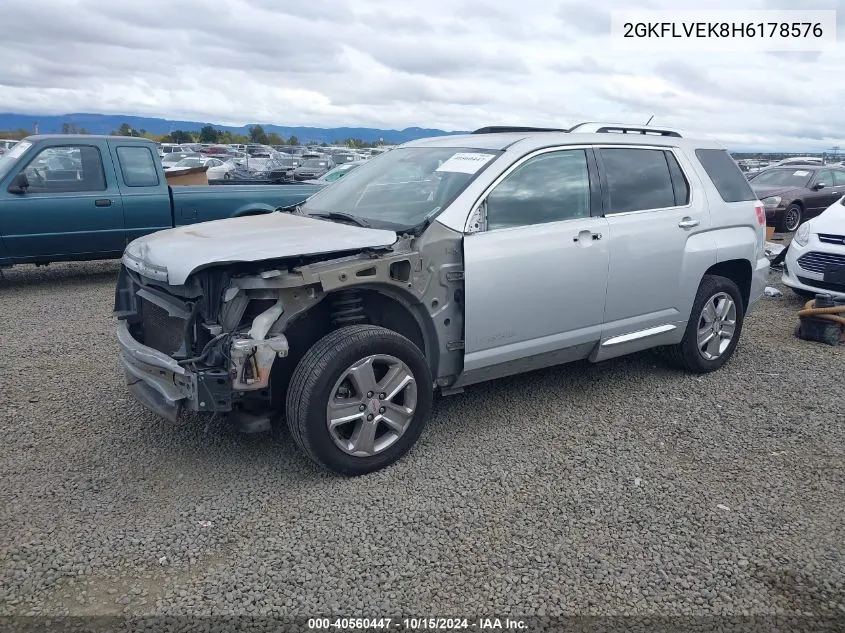 2017 GMC Terrain Denali VIN: 2GKFLVEK8H6178576 Lot: 40560447