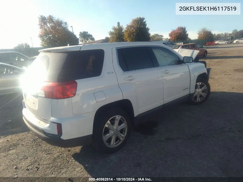 2017 GMC Terrain Sle-1 VIN: 2GKFLSEK1H6117519 Lot: 40562814