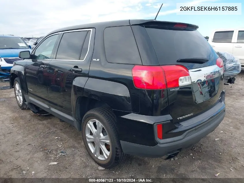 2017 GMC Terrain Sle-1 VIN: 2GKFLSEK6H6157885 Lot: 40567123