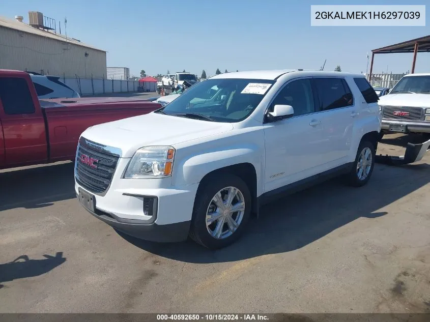 2017 GMC Terrain Sle-1 VIN: 2GKALMEK1H6297039 Lot: 40592650