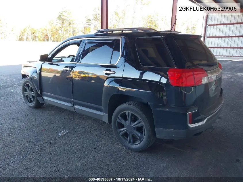 2GKFLUEK0H6329906 2017 GMC Terrain Slt