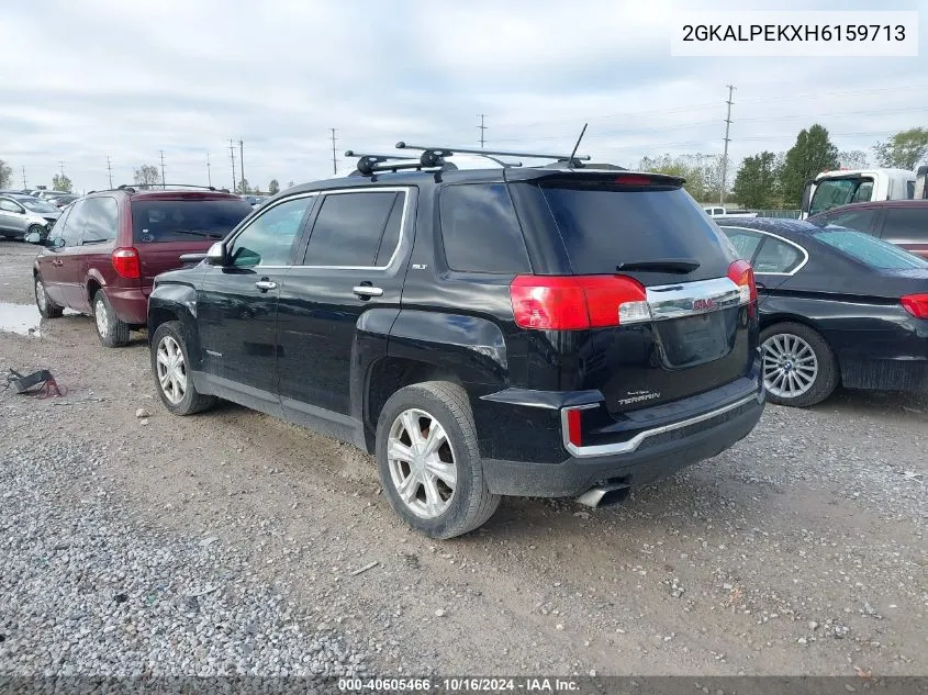 2017 GMC Terrain Slt VIN: 2GKALPEKXH6159713 Lot: 40605466