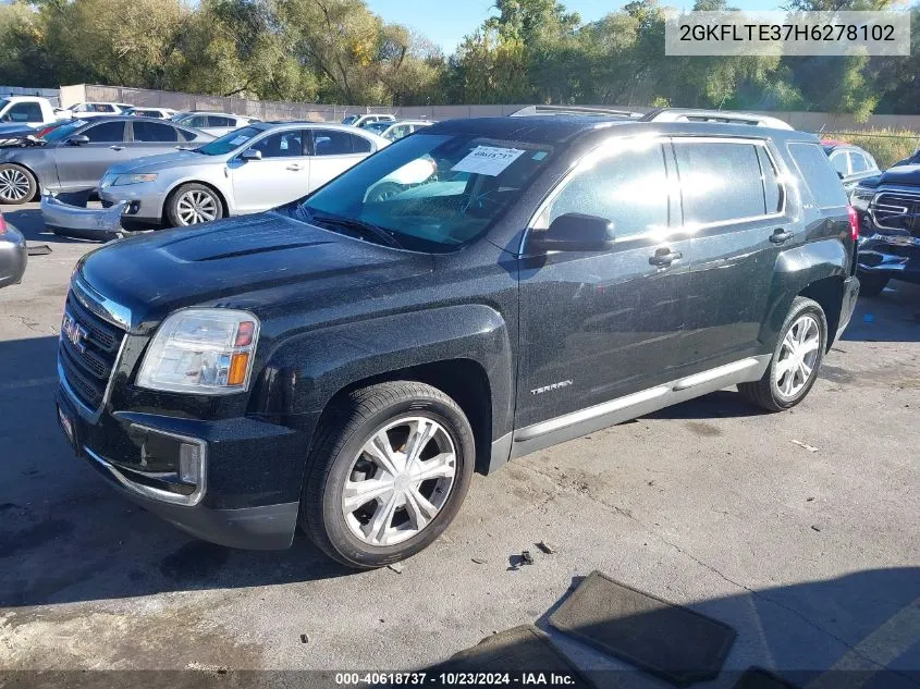 2017 GMC Terrain Sle-2 VIN: 2GKFLTE37H6278102 Lot: 40618737