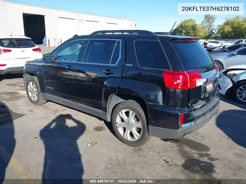 2GKFLTE37H6278102 2017 GMC Terrain Sle-2