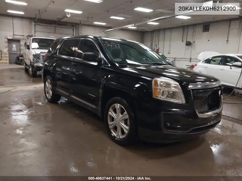 2017 GMC Terrain Sl VIN: 2GKALLEK0H6212900 Lot: 40637441