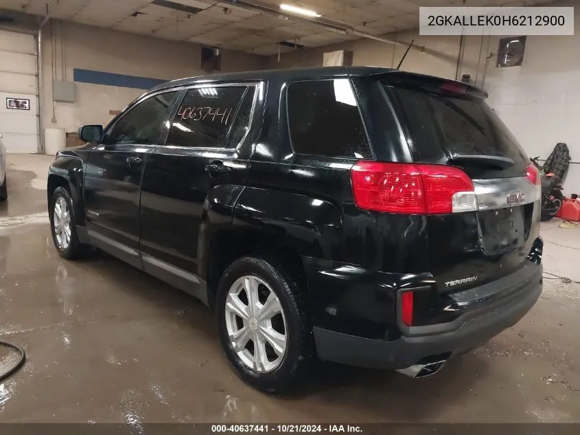 2GKALLEK0H6212900 2017 GMC Terrain Sl