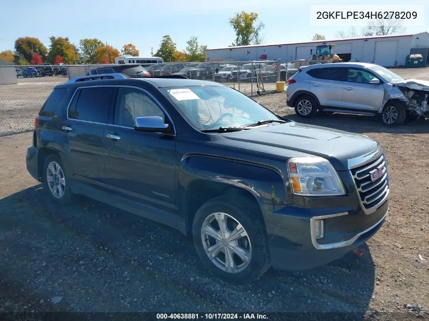 2GKFLPE34H6278209 2017 GMC Terrain Slt