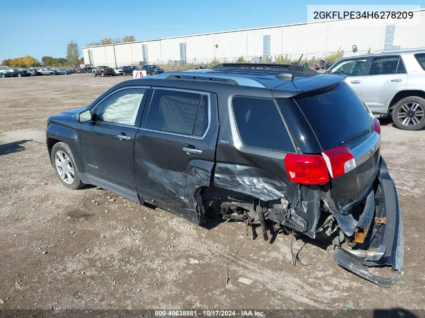 2017 GMC Terrain Slt VIN: 2GKFLPE34H6278209 Lot: 40638881