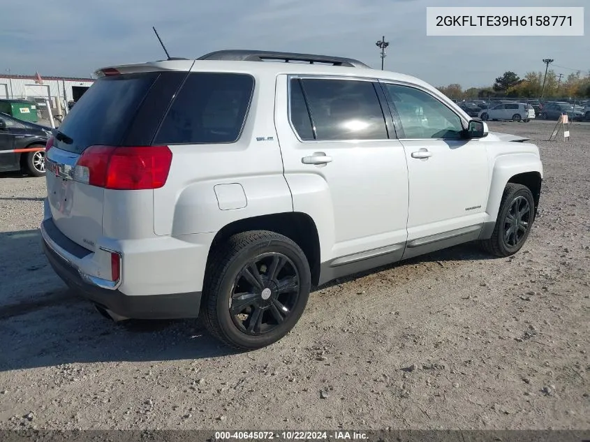 2017 GMC Terrain Sle-2 VIN: 2GKFLTE39H6158771 Lot: 40645072